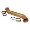 Everflow Double Offset for Tubular Drain Applications, 17GA Brass 1-1/2"x12" 42212